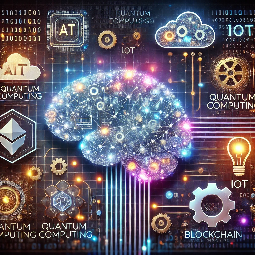 The Connected Digital Landscape: Quantum Computing, Blockchain